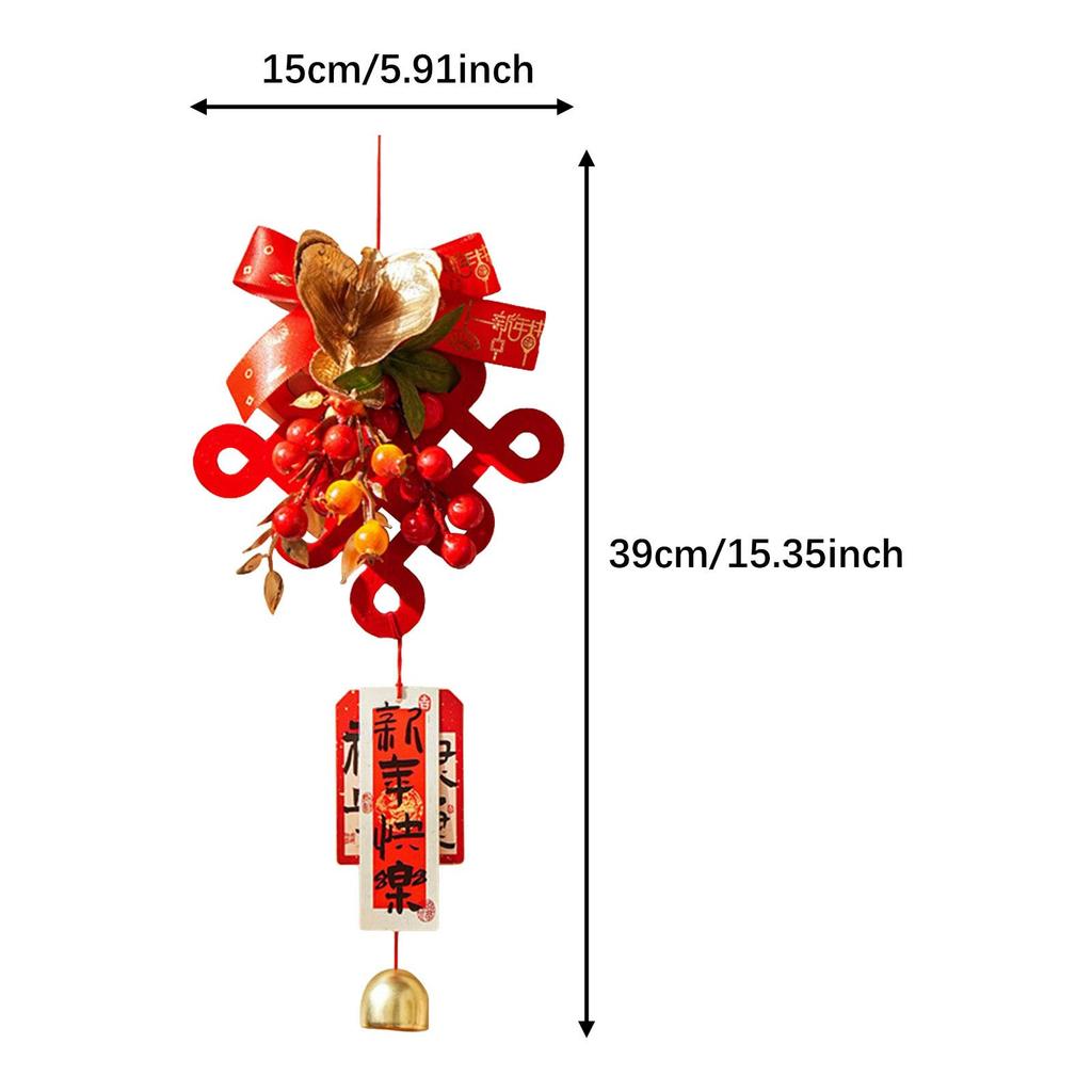 Chinese New Year Hanging Decoration Pendant Festival Decor Traditional for Party Living Room Office Celebration
