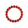 Red Agate Chalcedony Jade Bracelet for Women with Genuine Loose Beads