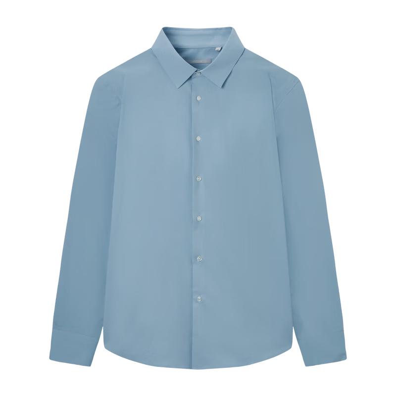 JOEONE Men's Modal Stretch Long Sleeve Formal Shirt