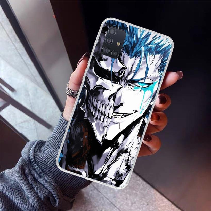 Grimmjow 6 Bleach Phone Case For Samsung Galaxy A52 A51 A50S A32 A22 A12 A02S A72 A71 A31 A70 A30S Note 20 Ultra 10 Plus S10 Gal