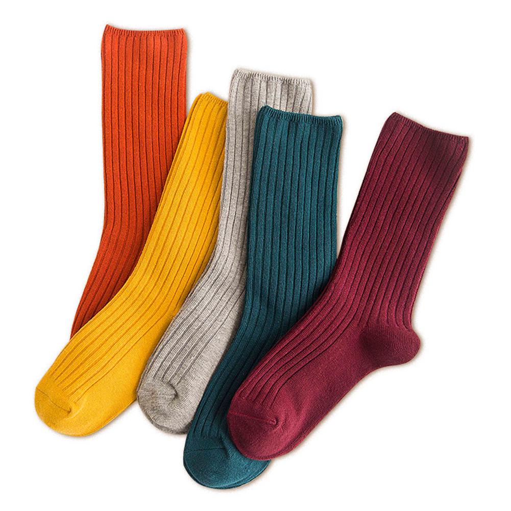 Japanese Style Sock Autumn And Winter Thin Socks Solid Color Preppy Style Mid Calf Length For Women Japanese Style Sock Autumn And Winter Thin Socks Solid Color Preppy Style Mid Calf Length For Women