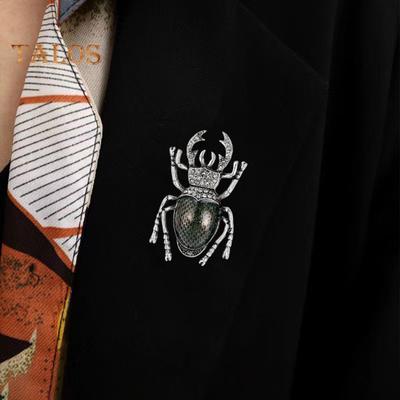 Tvar brouka Brož Kamínky Vykládané Smalt Pin Živý vzhled Kabát Klopa Taška Šátek Odznak Šperky Příslušenství