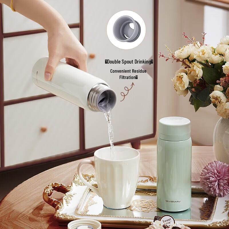 Baoweima 500ml Stainless Steel Thermos with Tea Infuser