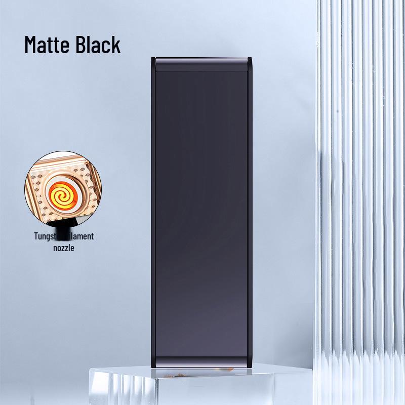 USB Rechargeable Silent Ultra-Thin Mini Lighter – Trendy TikTok Style for Men