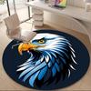 1 Stück Adler-Emblem Büro Runder Teppich, Unter Bürostühlen Schlafzimmer Wohnzimmer Heimdekoration, Raumdeko
