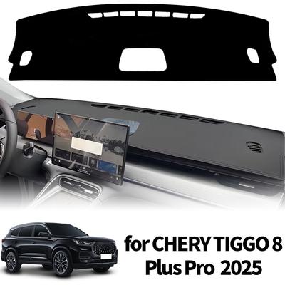 Passend für CHERY TIGGO 8 Plus Pro 2025 Passform Armaturenbrett Abdeckung Sonnenschutz Matte Anti-Rutsch Armaturenbrett Schutzpolster Zubehör