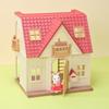Sylvanian Families Chocolate Rabbit Family's Two-Story House with Mailbox - Complete Playset