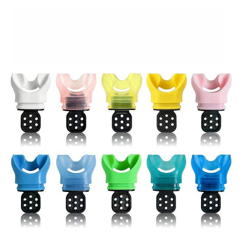 1Pcs Underwater Diving Octopus Bite Grip Thermoplastic Silicone Mouthpiece For Backup Regulator Second Stage Mouthpiece