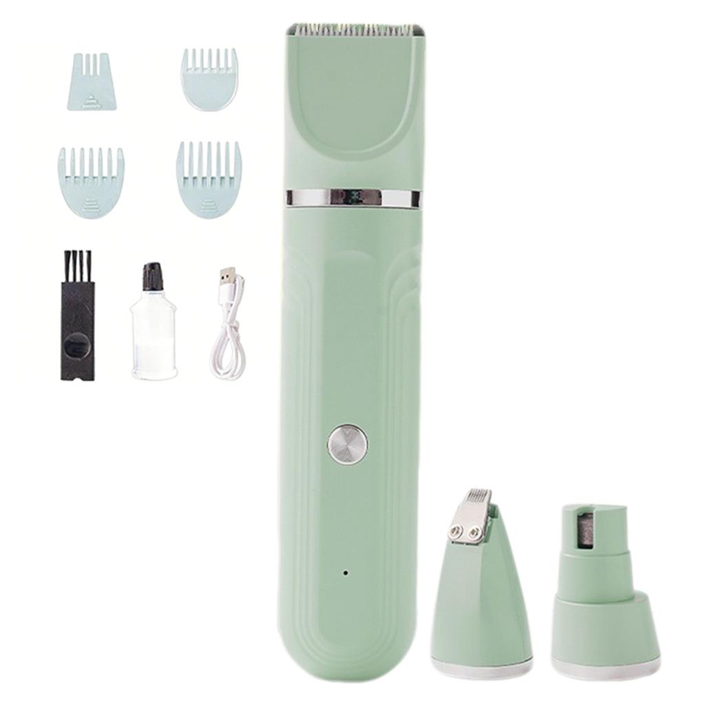 Rechargeable Pet Hair Removal Tool Kit All In 1 Pet Hair Trimmer Kit For Cats Dogs