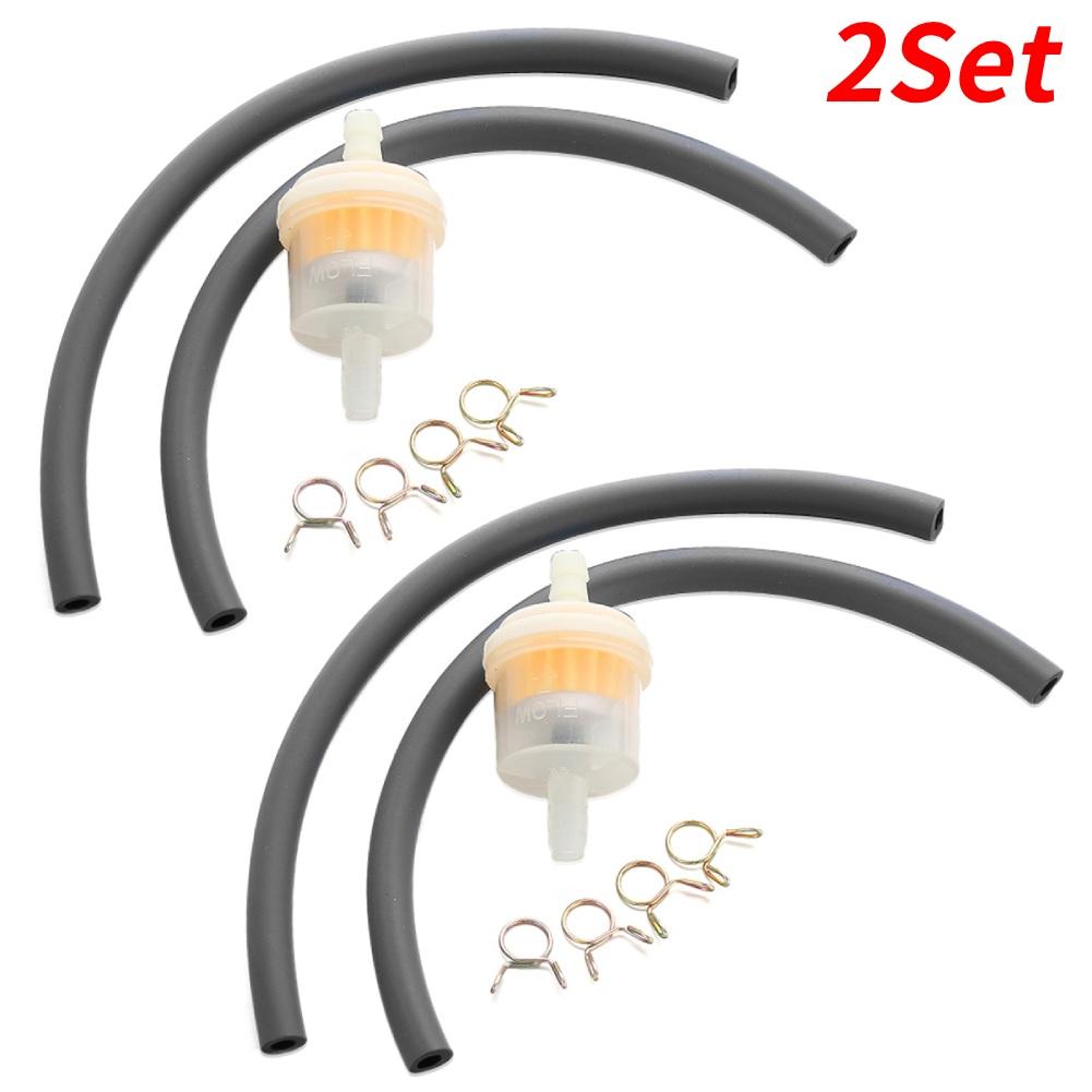 Motorcycle Fuel Filter Universal Fuel Oil Filter Pipe 5mm Diameter for 125 100 70cc Petrol Engine for ATV Dirt Bike Kart Scooter