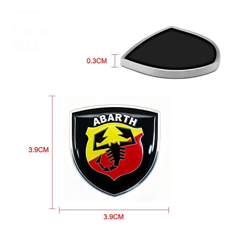 Bilsideklistremerke Emblemtilbehør For Fiat Abarth 500 Tipo FR Panda Argo Freemont Viaggio Bravo Punto Doblo Pulse Stilo Palio