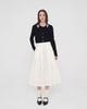 Sisterhood Pintuck Skirt - Ivory