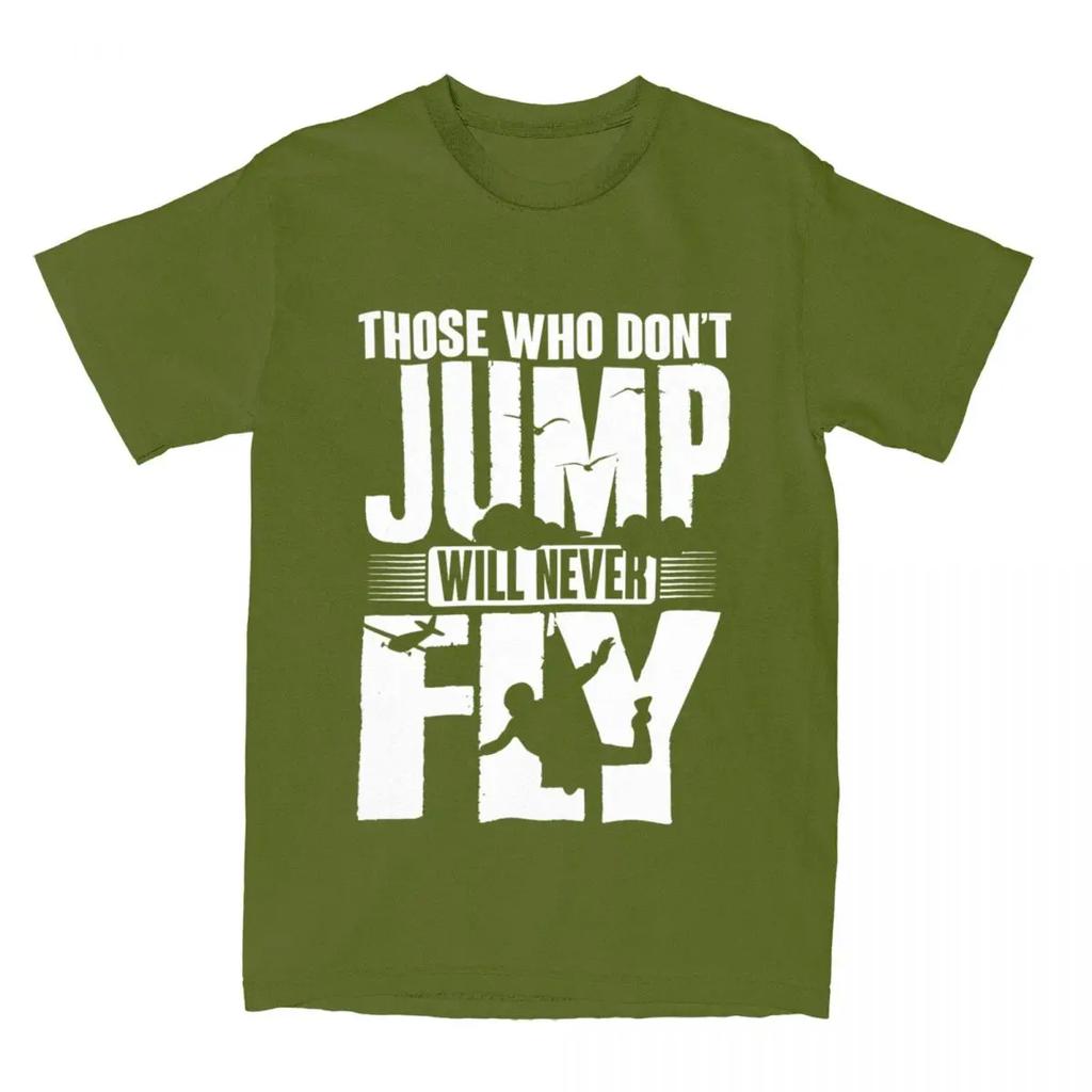 Vintage Base Jump Skydiving T-Shirts Men Women Airplane SkyDive Lover Tee Shirt Gift Idea Clothes