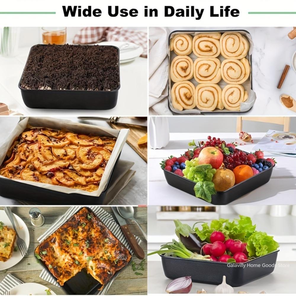 Nepřilnavý pekáč z uhlíkové oceli Obdélníkový pekáč Forma na bochník Toastový chléb Dort Pečicí forma DIY Cukrářská forma Mísa Kuchyňské náčiní
