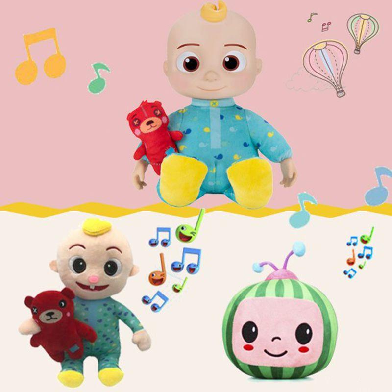 Doll Kawaii Music Music Toys Soft Melon Baby Cartoon Plush Toy Stuffed