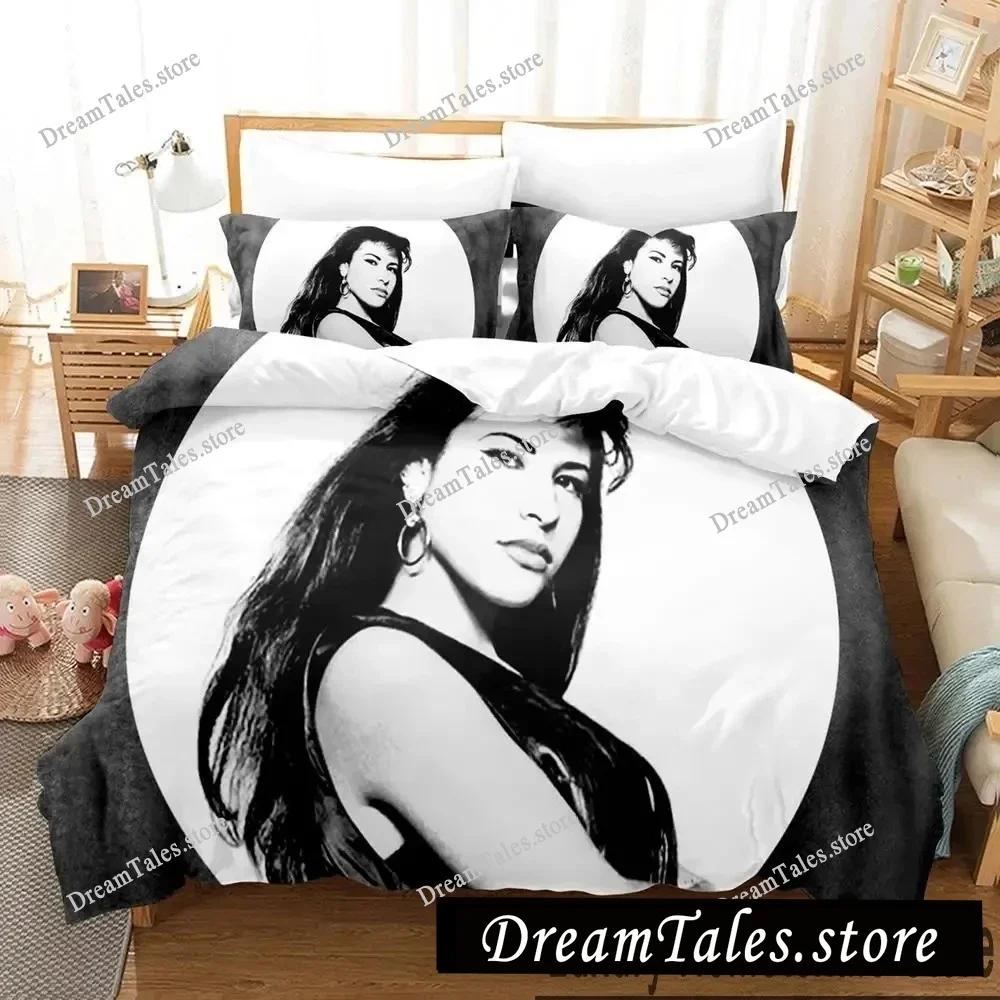 3D Print Selena Bedding Set Boys Girls Twin Queen King Size Duvet Cover Pillowcase Bed Boys Adult Home Textileextile741