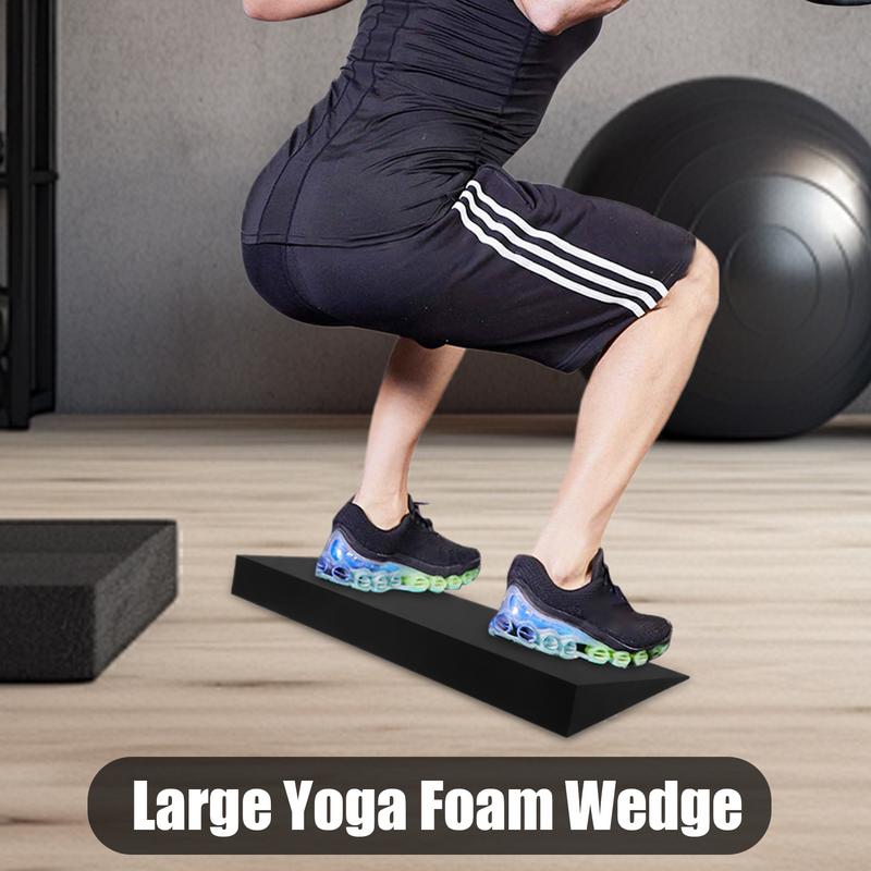Squat Wedge Block Calf Stretcher Weightlifting Squat Heel Wedge Block Portable Calf Stretcher for Improve Mobility