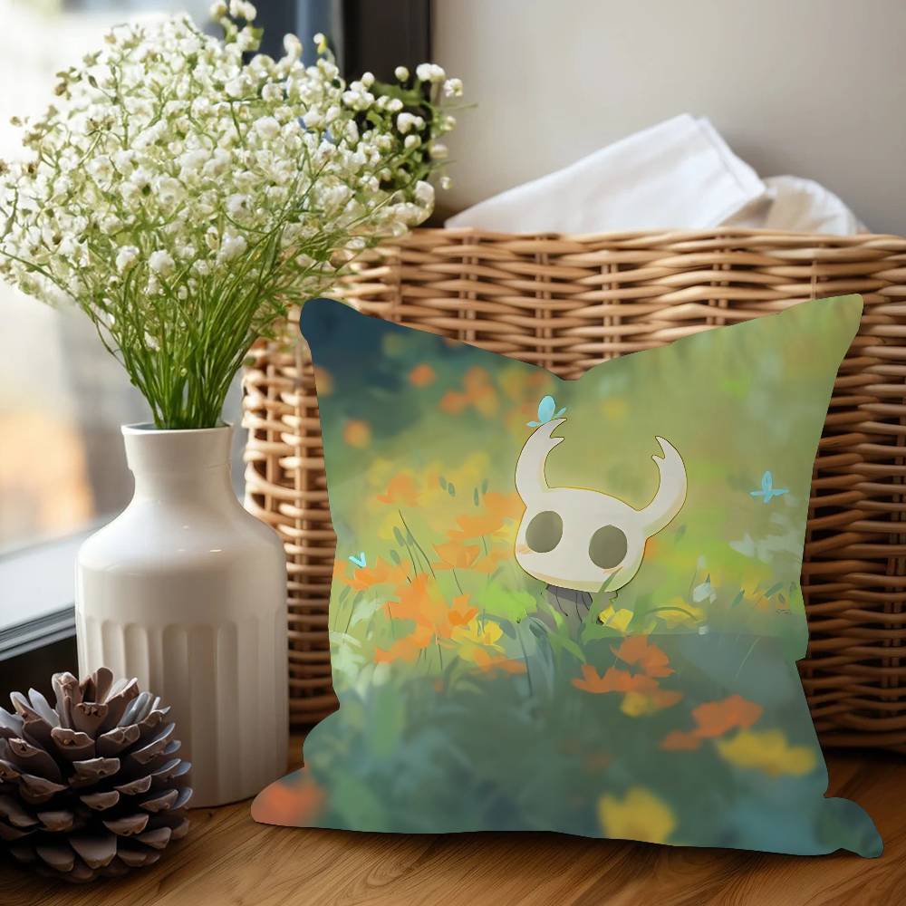 

H-Подушка Hollow Knight 30x50 Полиэстер Диванные подушки Декоративные наволочки Домашний декор Наволочка 16x16Inch