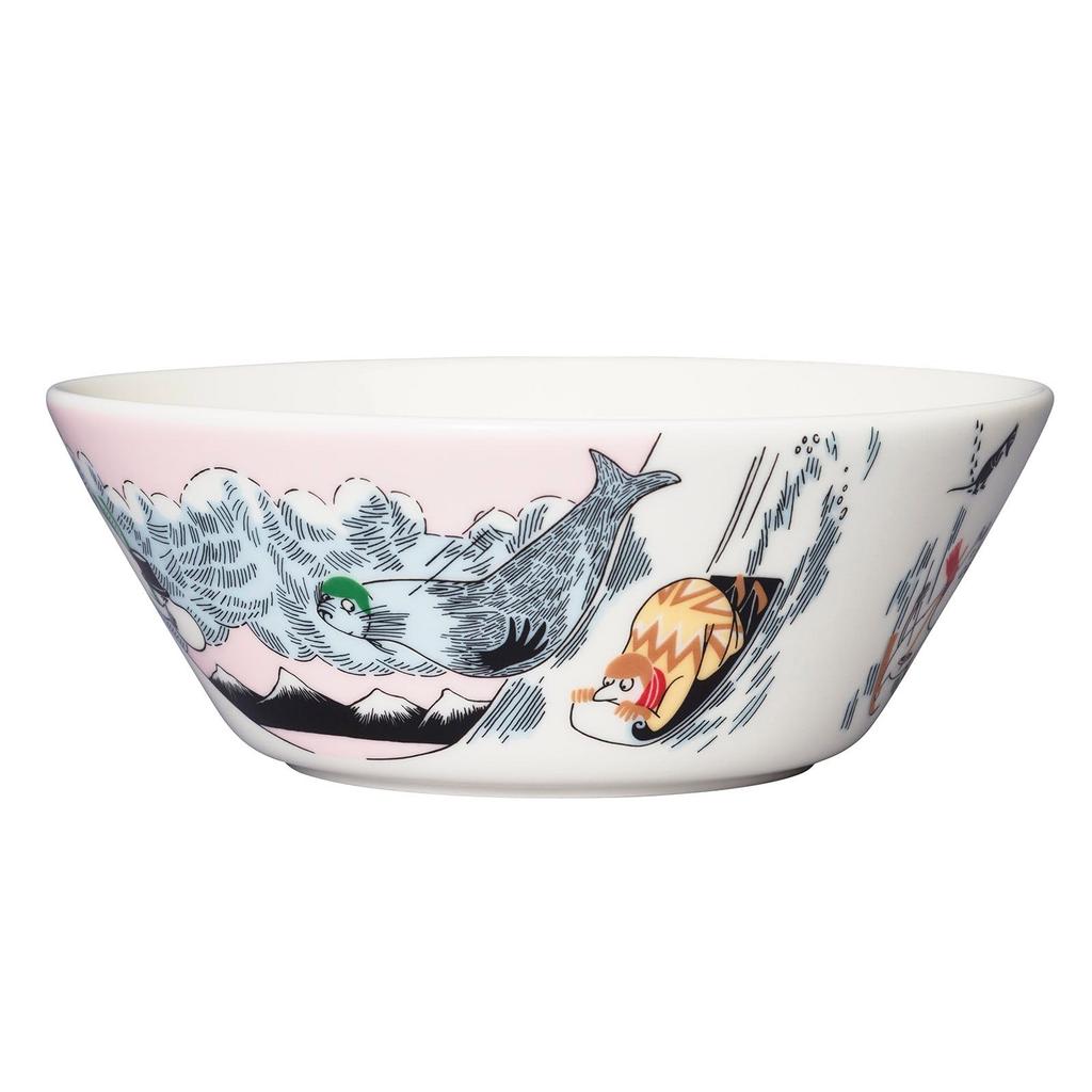 Moomin by ARABIA 2023 Moomin 1068265 [Officially Imported] Bowl/Plate, 15cm, Sliding, Winter, Tableware, Arabia,
