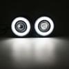 2X Motorcycle Headlight Black Clear For Custom Fighter Harley Chopper Bobber Cafe Racer Motorcycle Accessories Street Bike
