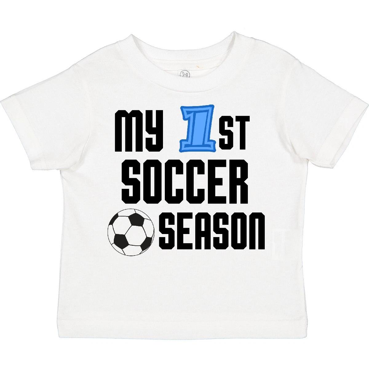 Inktastic My 1st Soccer Season Toddler kids boys T-Shirt Children First Boy Child Kid 130
