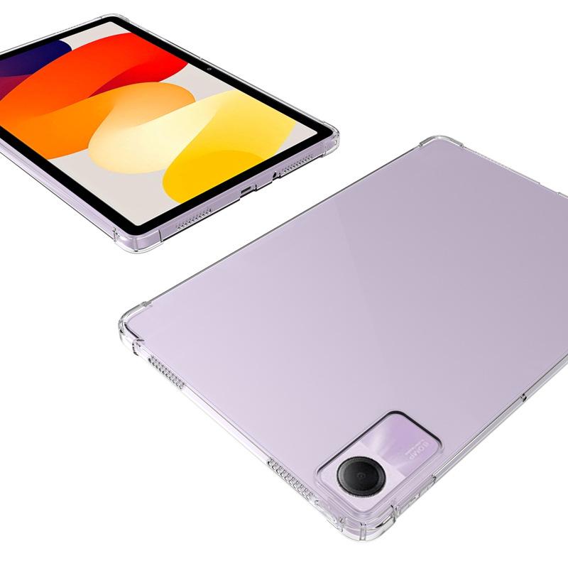 Redmi Pad SE Transparent TPU Anti-Fall Protective Cover with Airbag Corners (2025)