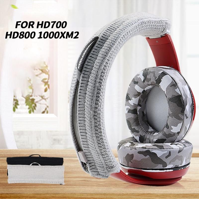 Universal Headphone Headband Silicone Cover for HD700 HD800 Headset Headband Protectors with Zipper Cover Easy to Close