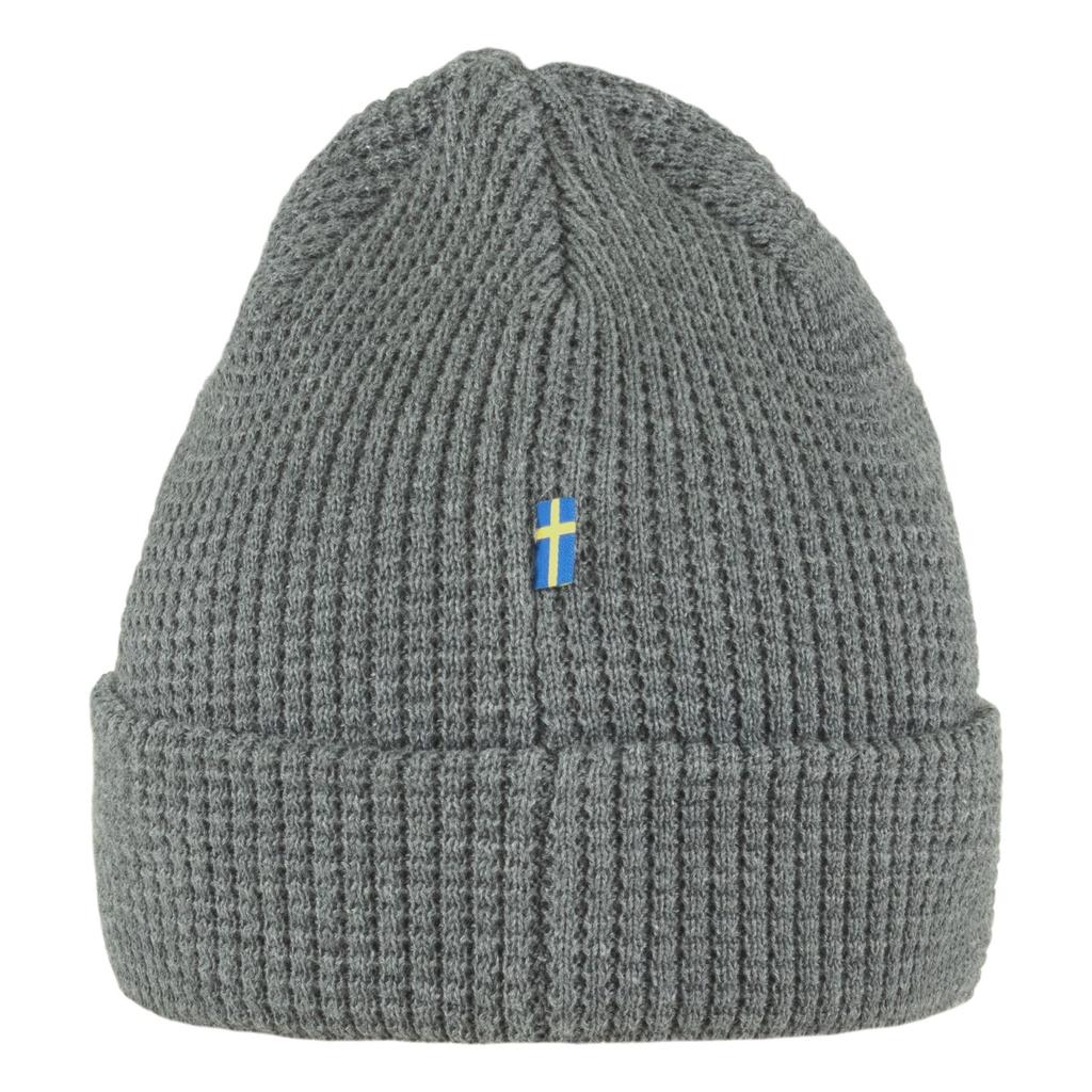 Knitted Hat Fjallraven Tab Hat 84767 Gray Free Size [Fjallraven]