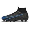 Football Shoes Men's and Women's High-top Broken Nails Student Adult Artificial Grass Ag Long Nails Non-slip Children's Sneakers Sports