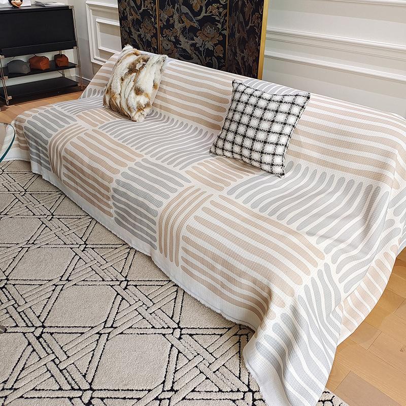 Полотенце для дивана с геометрическим узором — фото 20