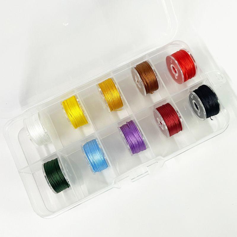 

3/6/9/12/18 Strand Green Series Suit Strand Handmade Wire Plate Braided Dragon Scale Carrying Strap Cord DIY Dacron Thread 3-strand mini Suit (commonly used 10 colors)