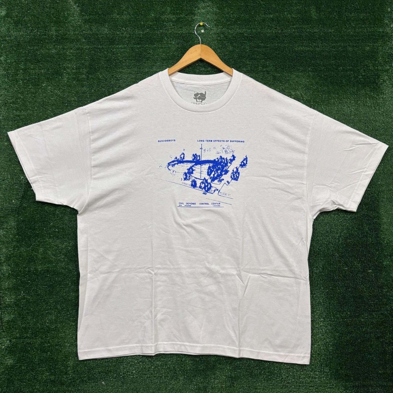 

G59 Records x Suicideboys Футболка в стиле Хип-Хоп Долгосрочные последствия страданий XXXL 3XL