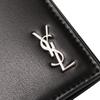 Saint Laurent Paris Tiny Cassandra Bifold Wallet, Black, Men's, 607727 1JB0E 1000 [Parallel Import]