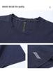Di Family Men's Round Neck Quick-Dry Anti-Wrinkle T-Shirt - Black, Breathable, Solid Color, Short Sleeve, Tech-Enhanced