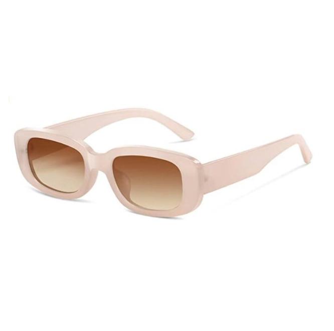 Rectangle Sunglasses for Women Men Trendy Y2k Retro 90s Sun Glasses UV400 Protection Cool Square Frame Sun Shades