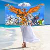 Digmon Print Beach Towel, Large Soft Quick Dry Towel for Beach Camping Swimming