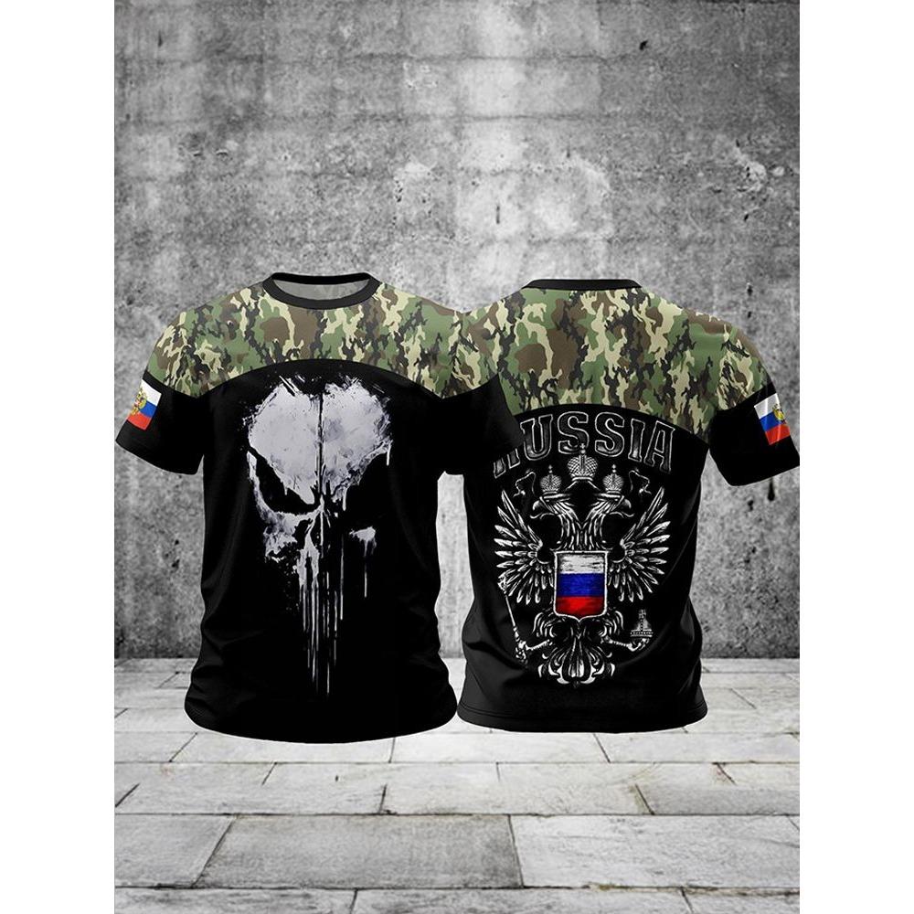 Men's 3D Casual Loose Top T-shirt