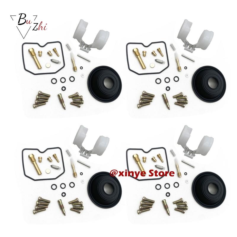 4sets Motorcycle Carburetor repair kit diaphragm oil cup float  for Suzuki BANDIT GSF600S 1996-2003 GSF600 GSF 600 S
