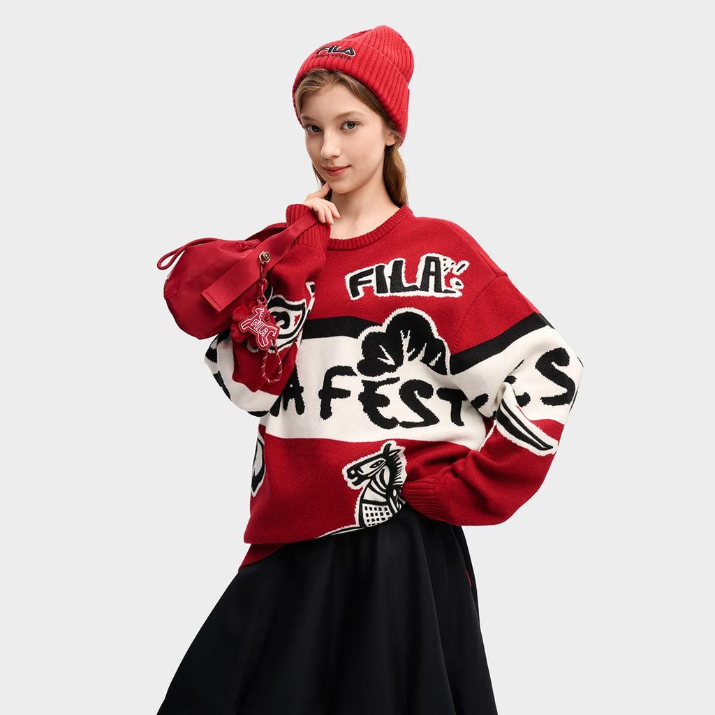 FILA CNY Sweater Unisex Rhythm Red F11U619401FPK