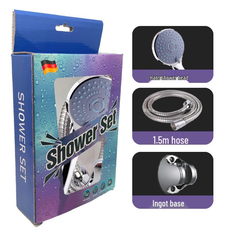 Hans Five-Speed Handheld Shower Head with Booster for Home Bathing