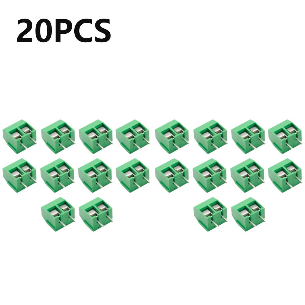 10Pcs PCB Mount Screw Terminal Block Connector Straight Pin 2P 3P KF301 PCB Screw Terminal Block Wire Connector for Arduino