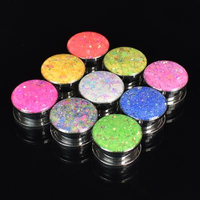 3-40mm kolorowe zatyczki do uszu i tunele przykręcane nosze do uszu Expander biżuteria do ciała