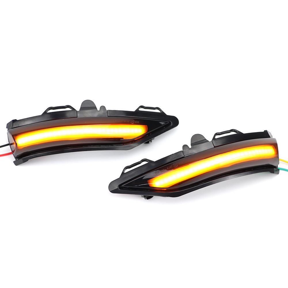 

LED Flowing Water Turn Signal Lights for Ford Fiesta MK8 2019 ST Rearview Mirror Aviation Aluminum