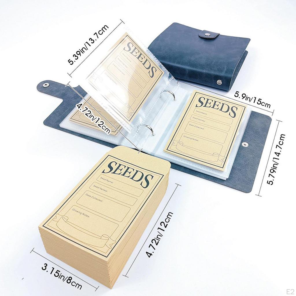 50 Count Seed Storage Envelopes for Vegetable and Garden Seeds