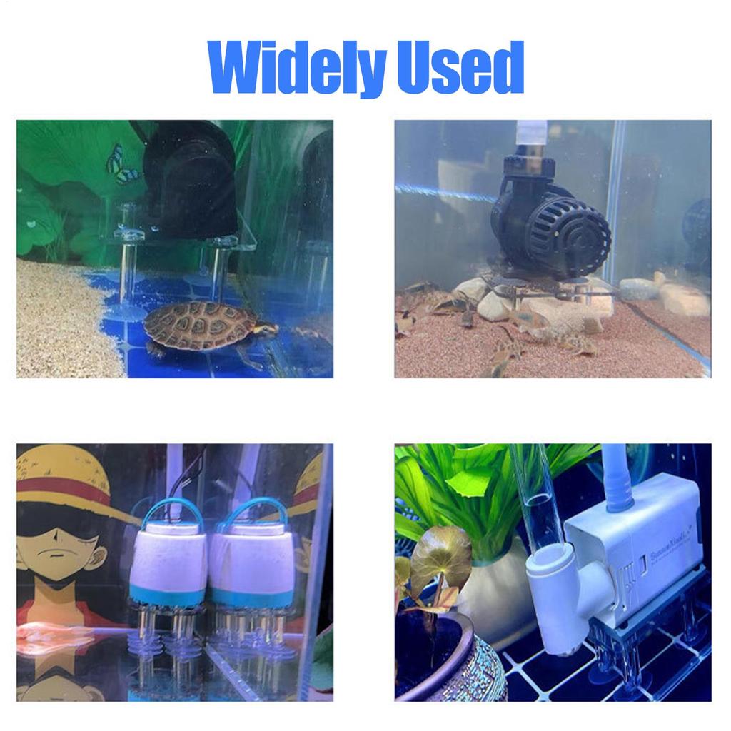 Fish Tank Water Pump Riser Shockproof Water Pump Riser Lightweight Transparent Aquarium Accessories for Enhanced Aquarium