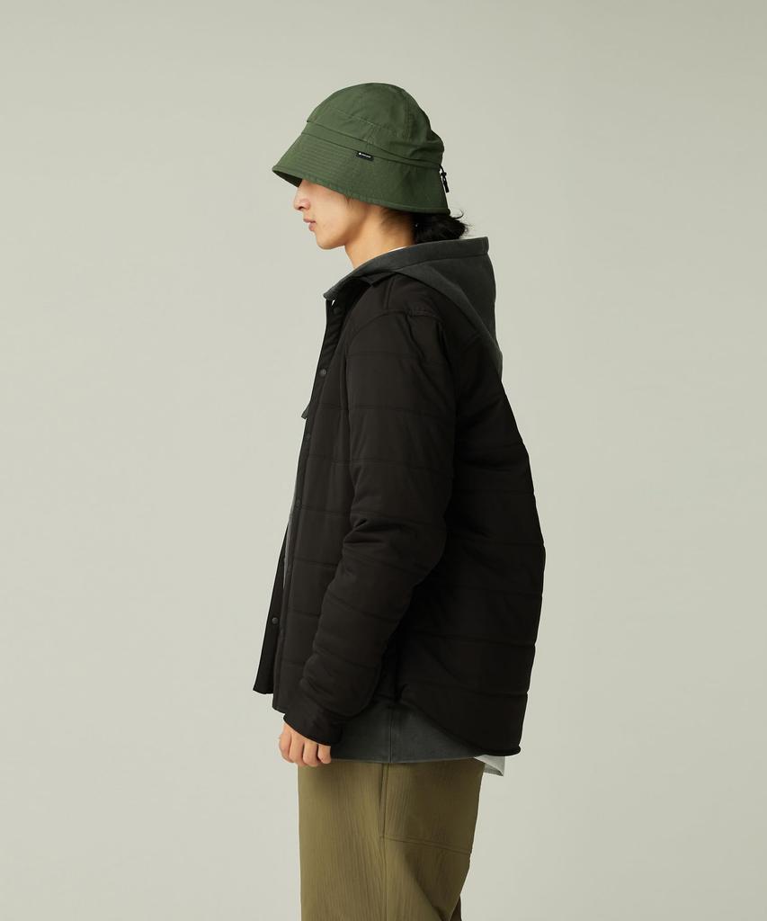 Snow Peak Flexible Insulated Shirt Long Size L SW-25AU003, Sleeve, Men's/Women's, Black,