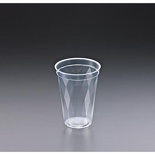 Asahi Kasei Pax (Sparkle) Clear Plastic Cups, 50-Pack, 12 oz (370 ml full capacity, 270 ml recommended capacity), CIP-378D, 8.3 cm Diameter