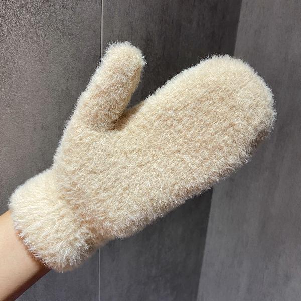 Winter Niedlich Koreanischer Stil Student Plüsch Gestrickt Radfahren Kältefest Paar Plus Samt und Verdickung Um Warm zu Halten im Herbst und Winter