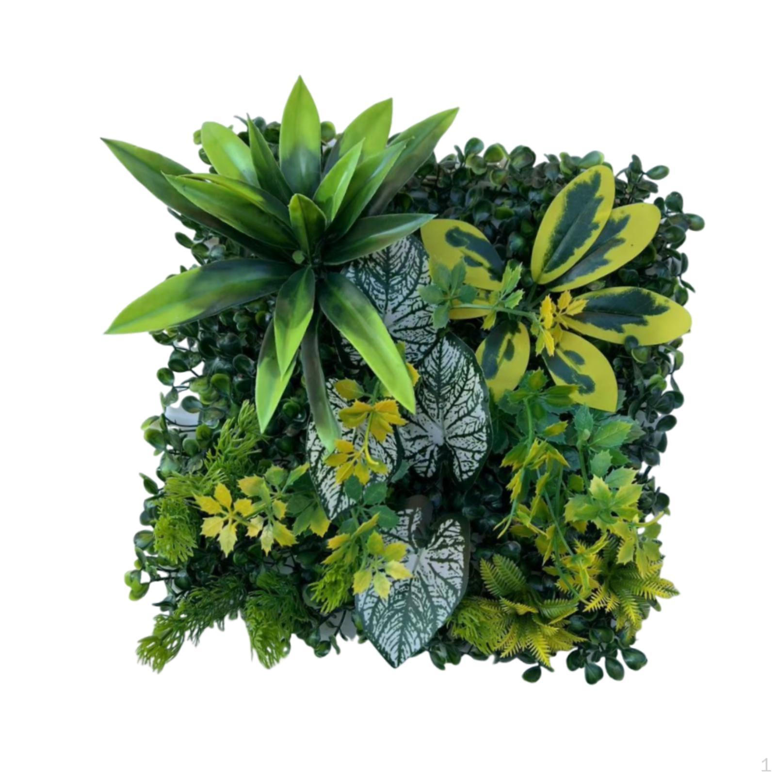 

Панель из травы Искусственный фон Декоративный аксессуар 12 дюймов Живая изгородь для конфиденциальности Забор Экран