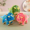 Cute Simulated Dinosaur Plush Toy Doll Throw Pillow Triceratops Doll Tyrannosaurus Rex Doll Children's Gift